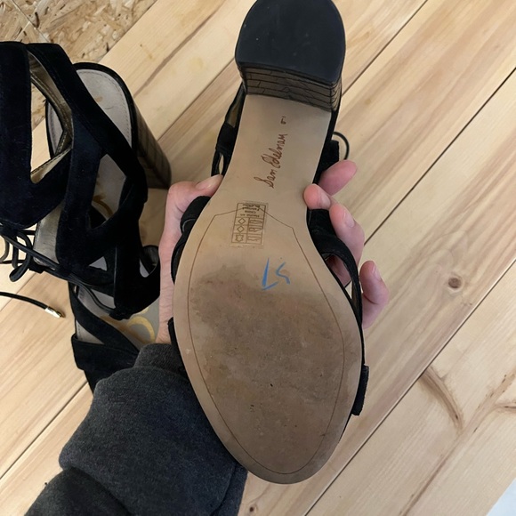 Sam Edelman lace up heels - Size 9 (fits like size 7.5) - Picture 2 of 4